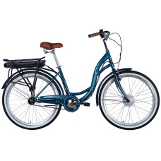 Велосипед з електроприводом 26" ST Dorozhnik eAQUAMARINE BH рама-17" 36B 12.5А*г 350Вт темно-синій YS 2055 2025 Велосипед з електроприводом 26" ST Dorozhnik eAQUAMARINE BH рама-17" 36B 12.5А*г 350Вт темно-синій YS 2055 2025