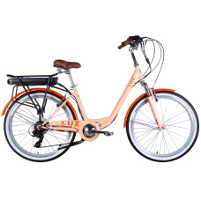 Велосипед уцінений з електроприводом 26" ST Dorozhnik eLUX Vbr FR рама-17" 36B 12.5А*г 500Вт пудровий PANTONE 162 C 2025 Велосипед уцінений з електроприводом 26" ST Dorozhnik eLUX Vbr FR рама-17" 36B 12.5А*г 500Вт пудровий PANTONE 162 C 2025