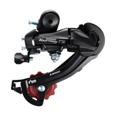 Перемикач задн. 7 індекс max-28T під болт SHIMANO RD-TZ500 чорний середня лапка Перемикач задн. 7 індекс max-28T під болт SHIMANO RD-TZ500 чорний середня лапка