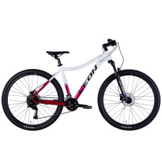 Велосипед AL 27,5" Leon XC LADY 80 HDD рама-18" білий з малиновим 2025 Велосипед AL 27,5" Leon XC LADY 80 HDD рама-18" білий з малиновим 2025