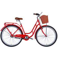 Велосипед ST 28" Dorozhnik RETRO PH рама-19" помаранчевий 2024 крила, крило пер., крило зад., підніжка, дзвоник, корзина Велосипед ST 28" Dorozhnik RETRO PH рама-19" помаранчевий 2024 крила, крило пер., крило зад., підніжка, дзвоник, корзина