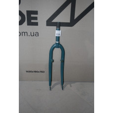 Вилка 26" Жорстка Сталь 1-1/8 rod-158 різьб. v-br смарагдовий (матовий) Pantone 7476C 60% matt (пошкодження ЛКП) Вилка 26" Жорстка Сталь 1-1/8 rod-158 різьб. v-br смарагдовий (матовий) Pantone 7476C 60% matt (пошкодження ЛКП)