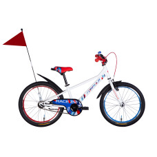 Велосипед ST 20" Formula RACE BH рама-10" білий з червоним та синім 2025 Велосипед ST 20" Formula RACE BH рама-10" білий з червоним та синім 2025